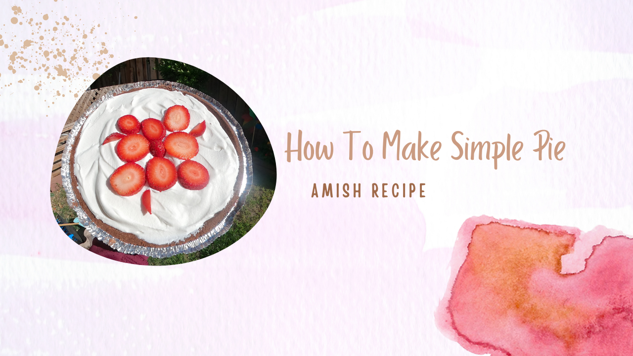 simple pie or amish pie