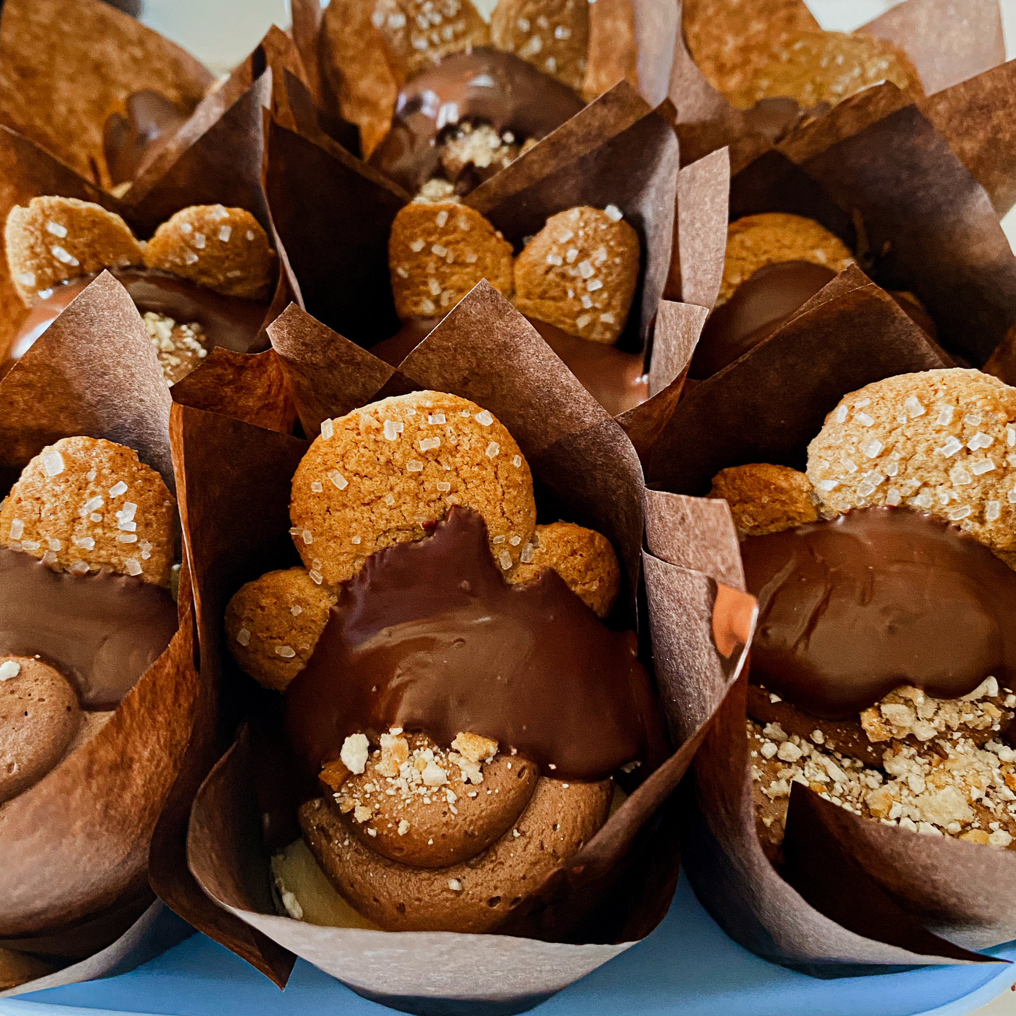 Ginger chocolate cupcakes